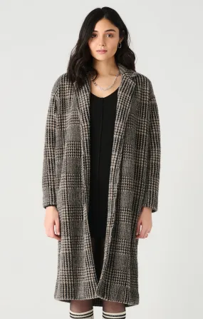 Houndstooth Knit Coat (Dex)