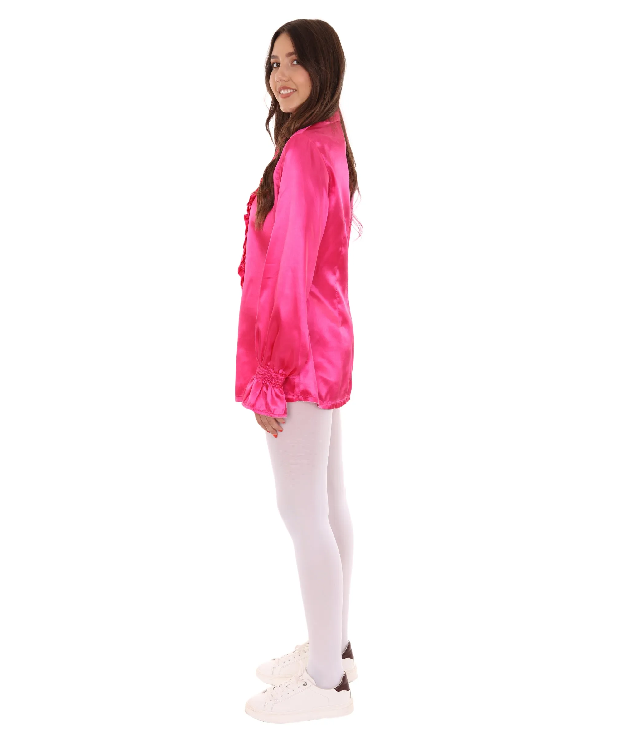 Adult Women's 70 Disco Camicia  Costume | Crimson Cosplay Costume