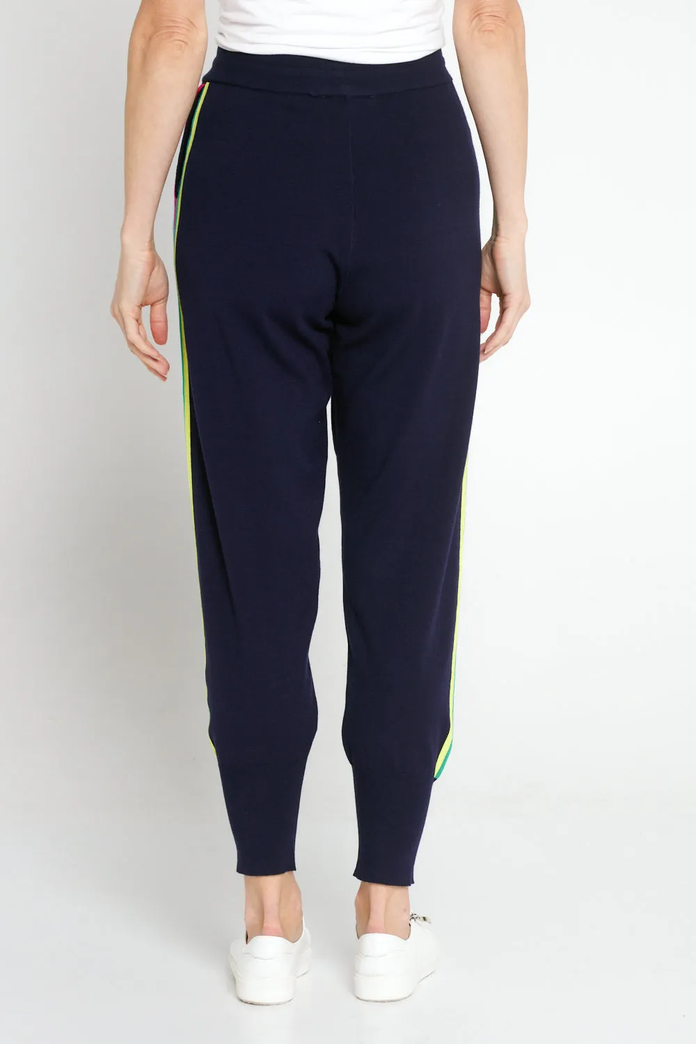 Aida Knit Jogger Pant - Blue Rainbow