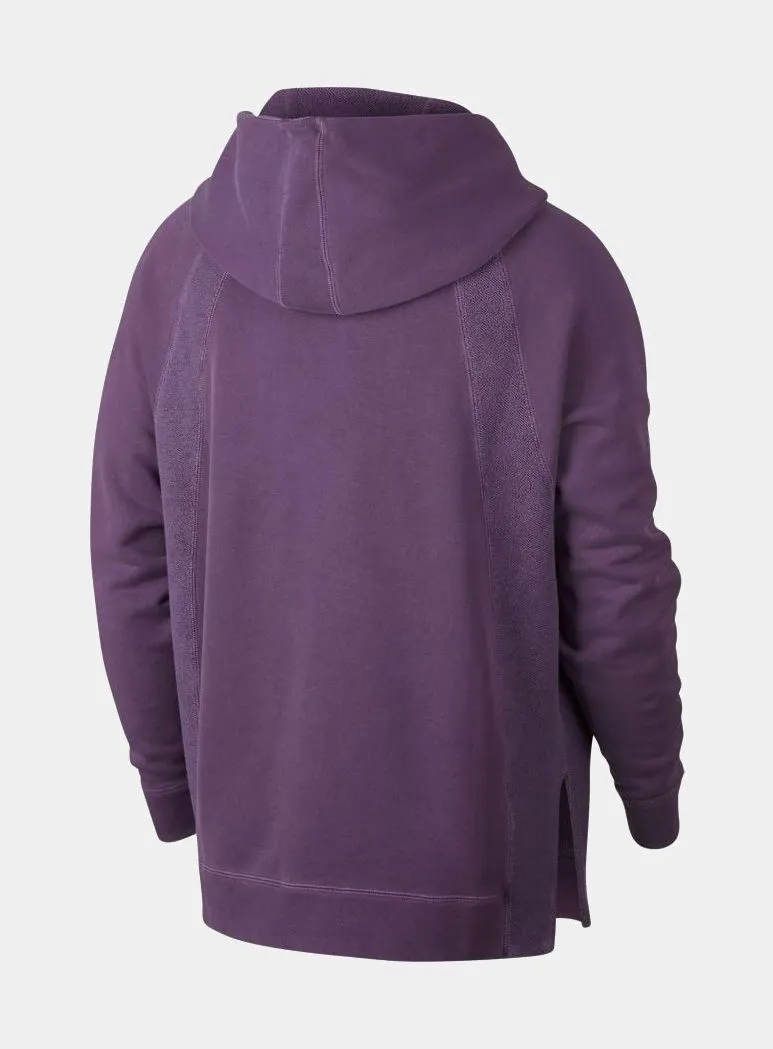 Air Jordan Sportswear Wings Fleece Pullover Hoodie Mens Hoodie (Purple)