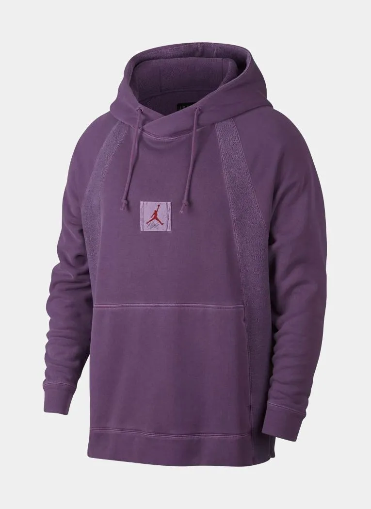 Air Jordan Sportswear Wings Fleece Pullover Hoodie Mens Hoodie (Purple)