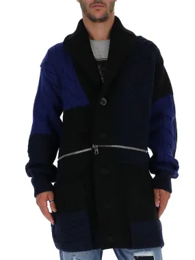 Alexander McQueen Patchwork Knitted Coat