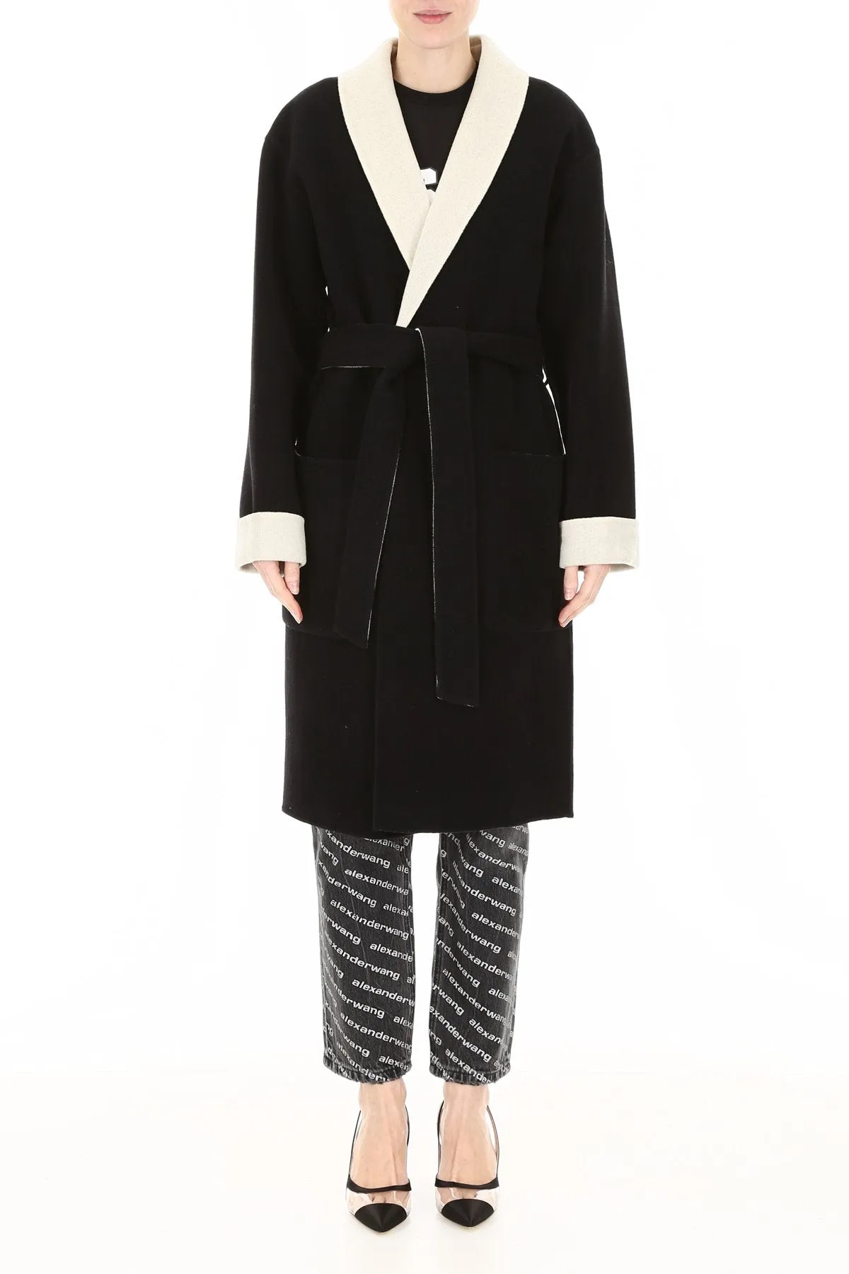 Alexander Wang Logo Wrap Coat