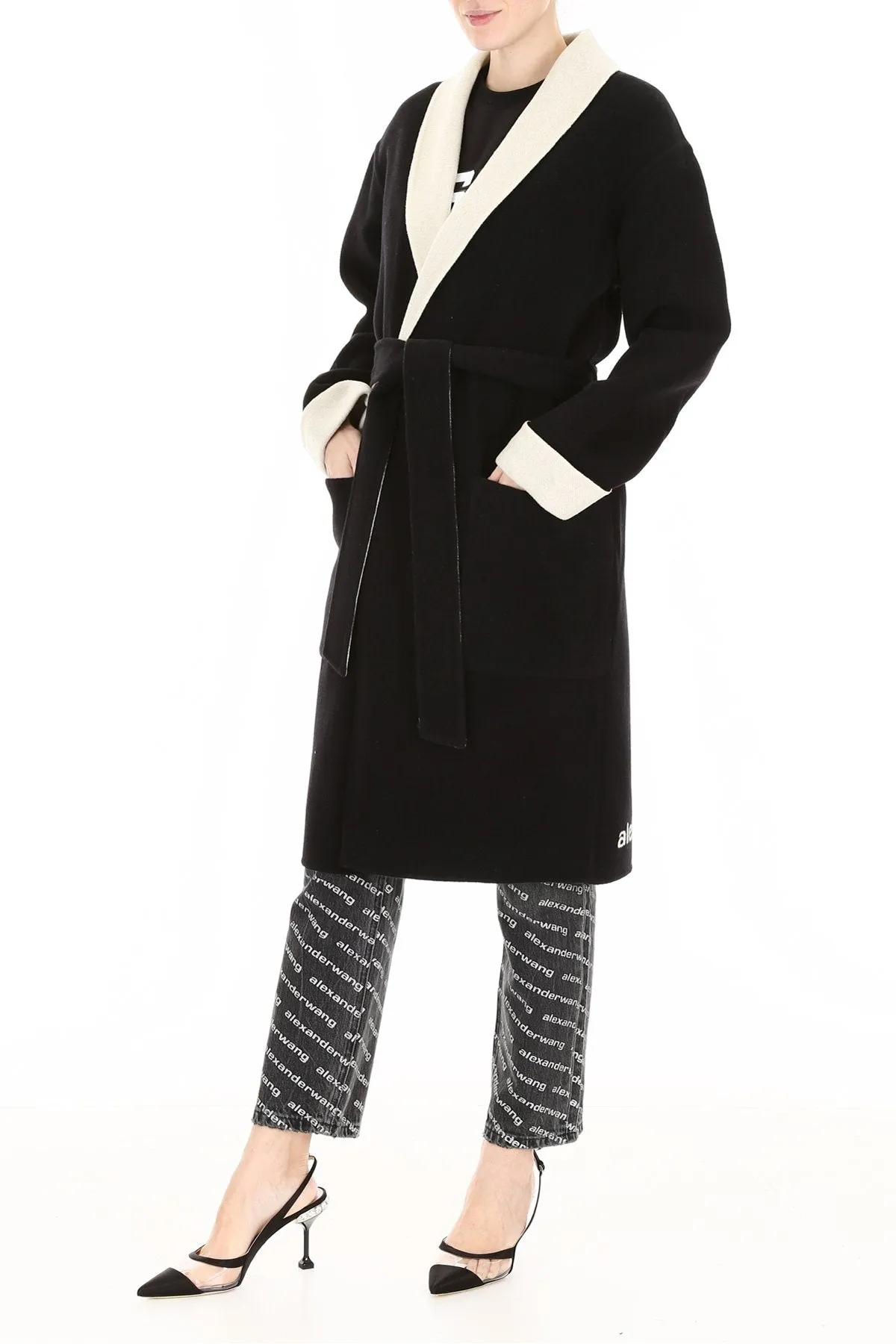 Alexander Wang Logo Wrap Coat