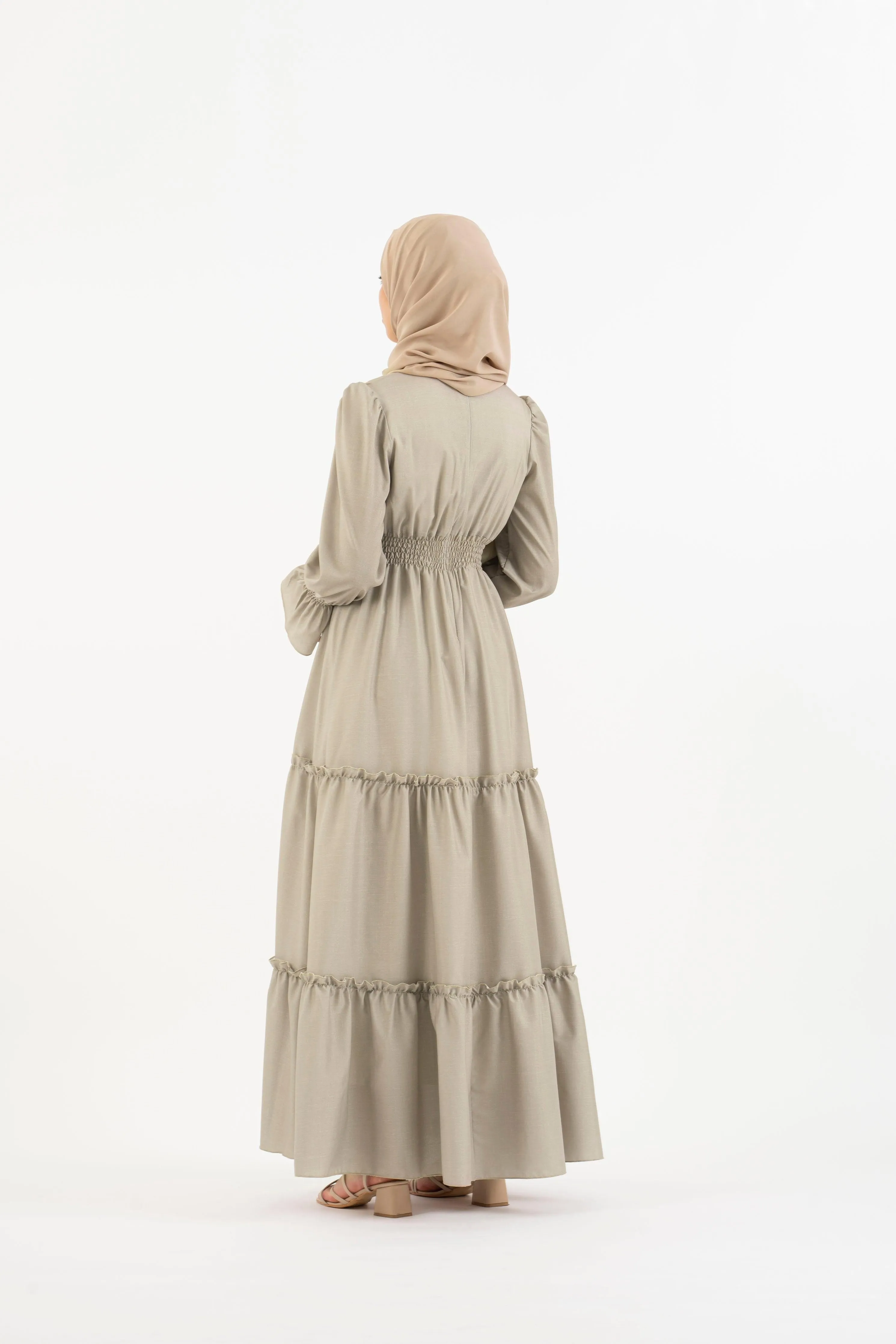 Almond long dress