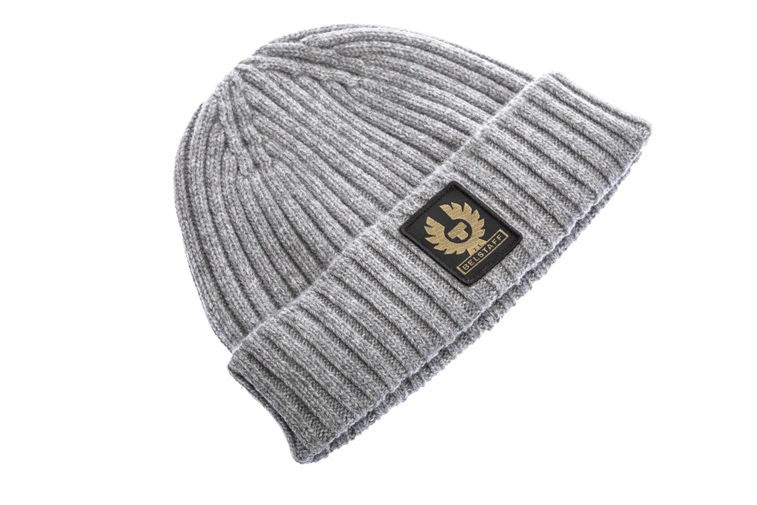 Belstaff Watch Beanie in Grey Melange