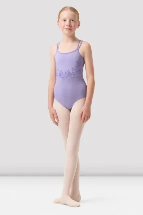 BLOCH GIRLS SADIE CROSS BACK LEOTARD