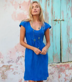 Blue Peacock Paris Linen Dress