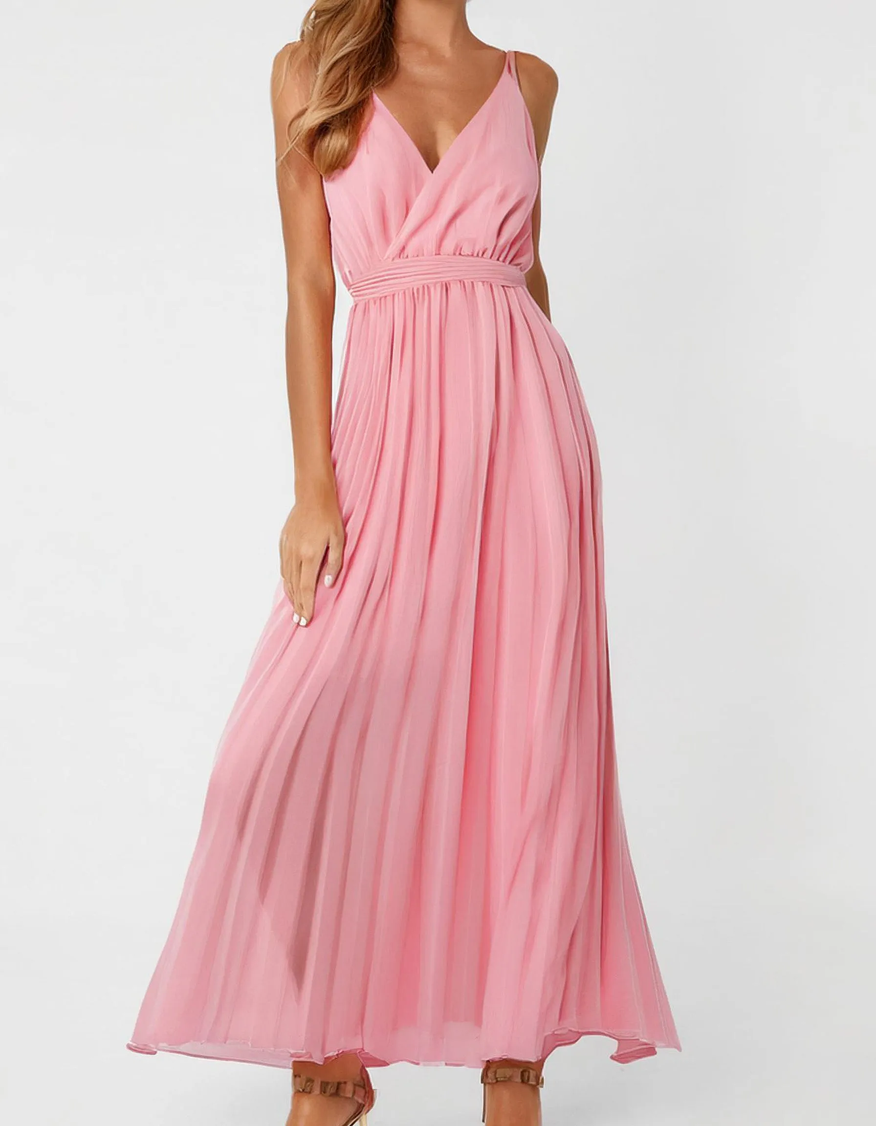 Blush Delight Maxi Dress