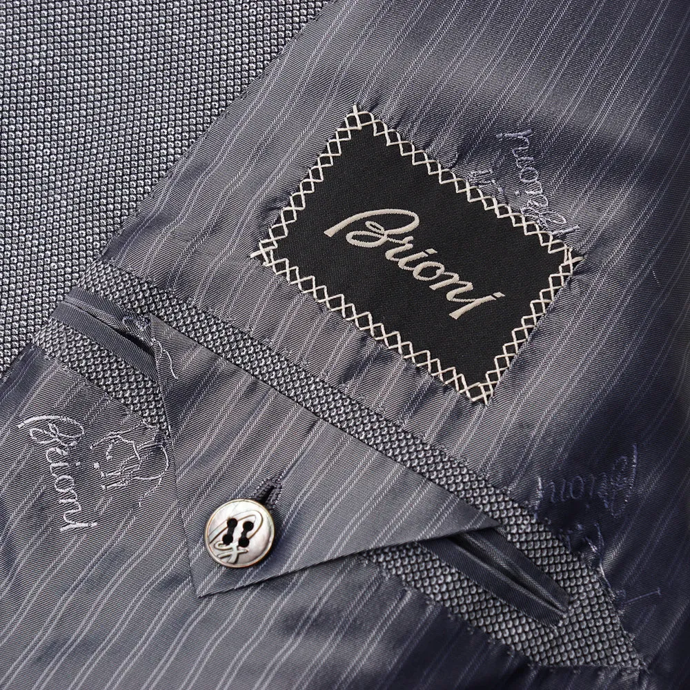 Brioni Silvery Gray Patterned Sport Coat