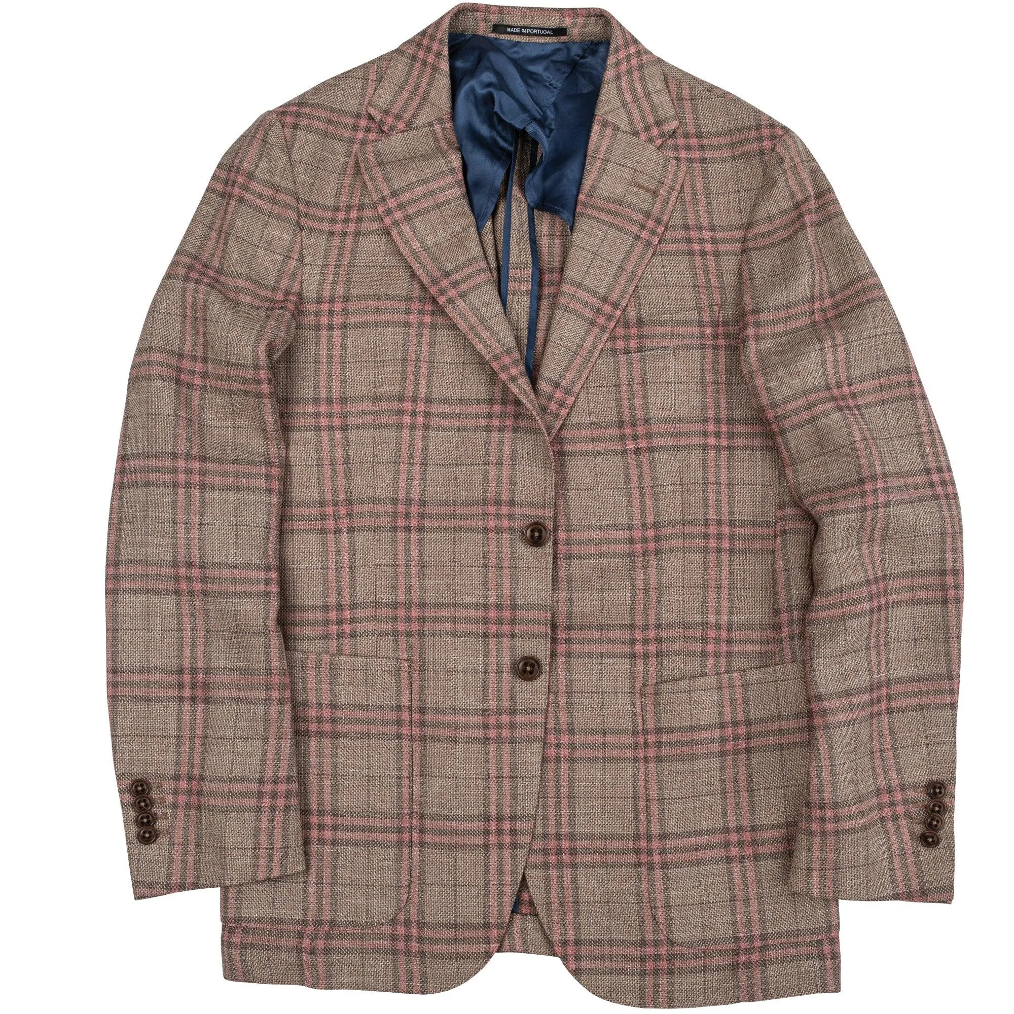 Brown/Red Plaid Sport Coat