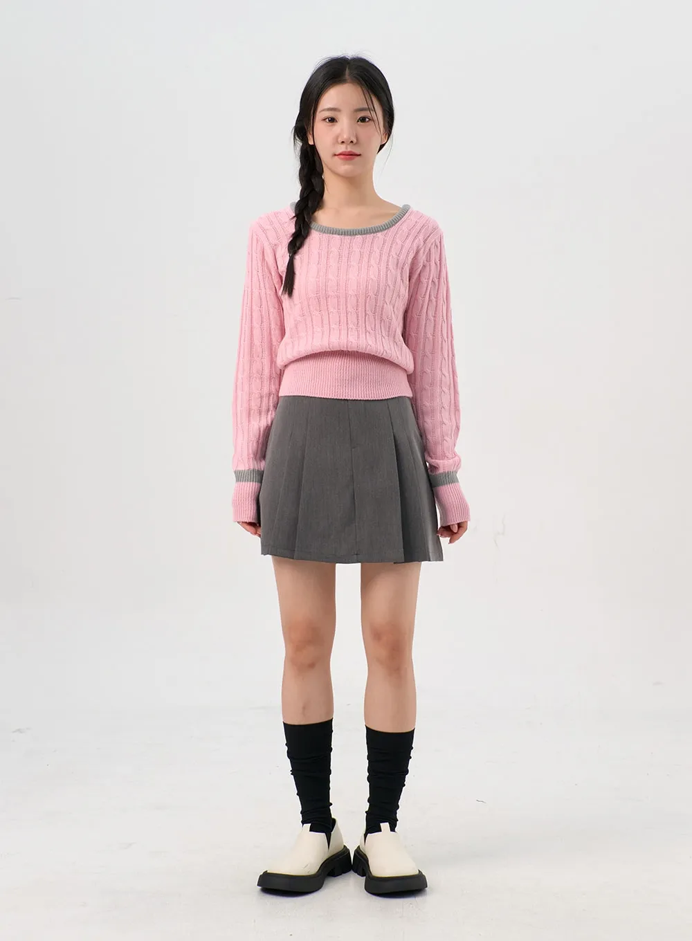 Cable Knit Sweater OG331