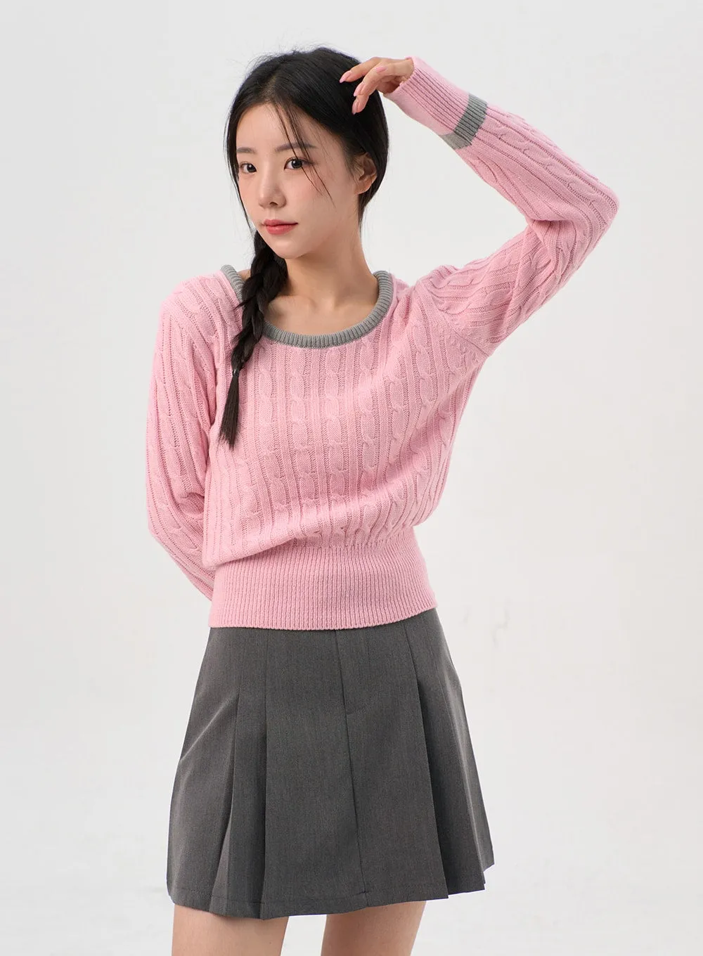 Cable Knit Sweater OG331