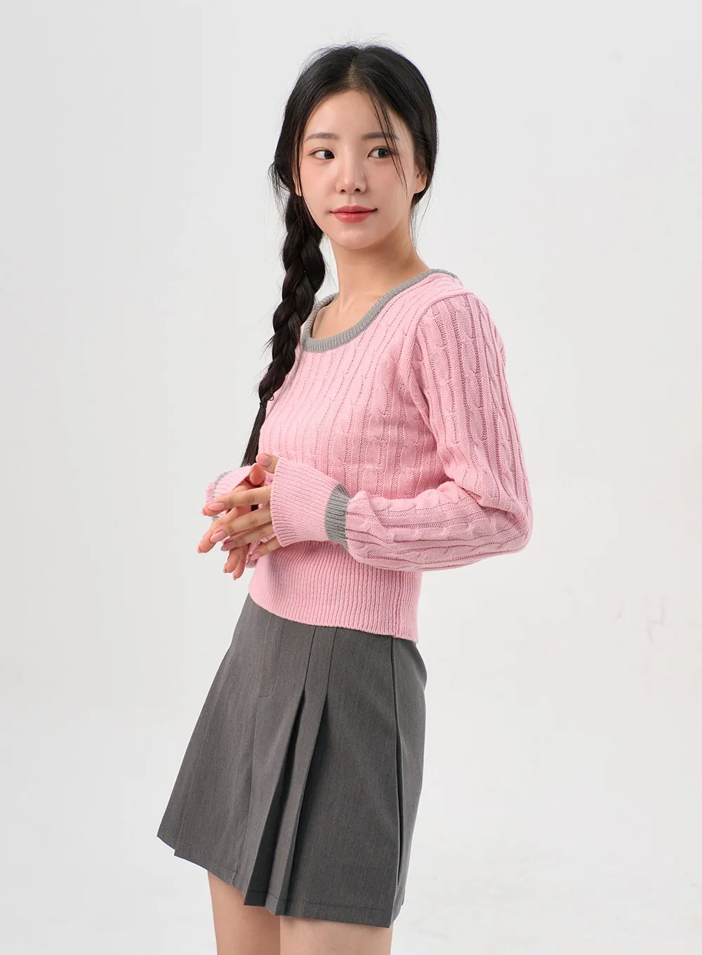 Cable Knit Sweater OG331