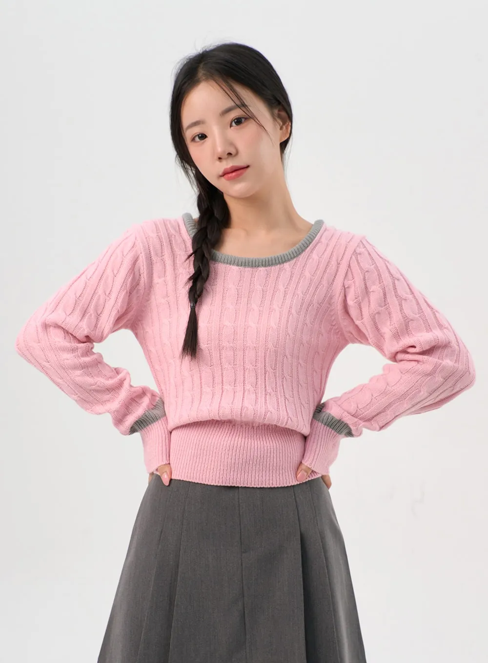 Cable Knit Sweater OG331