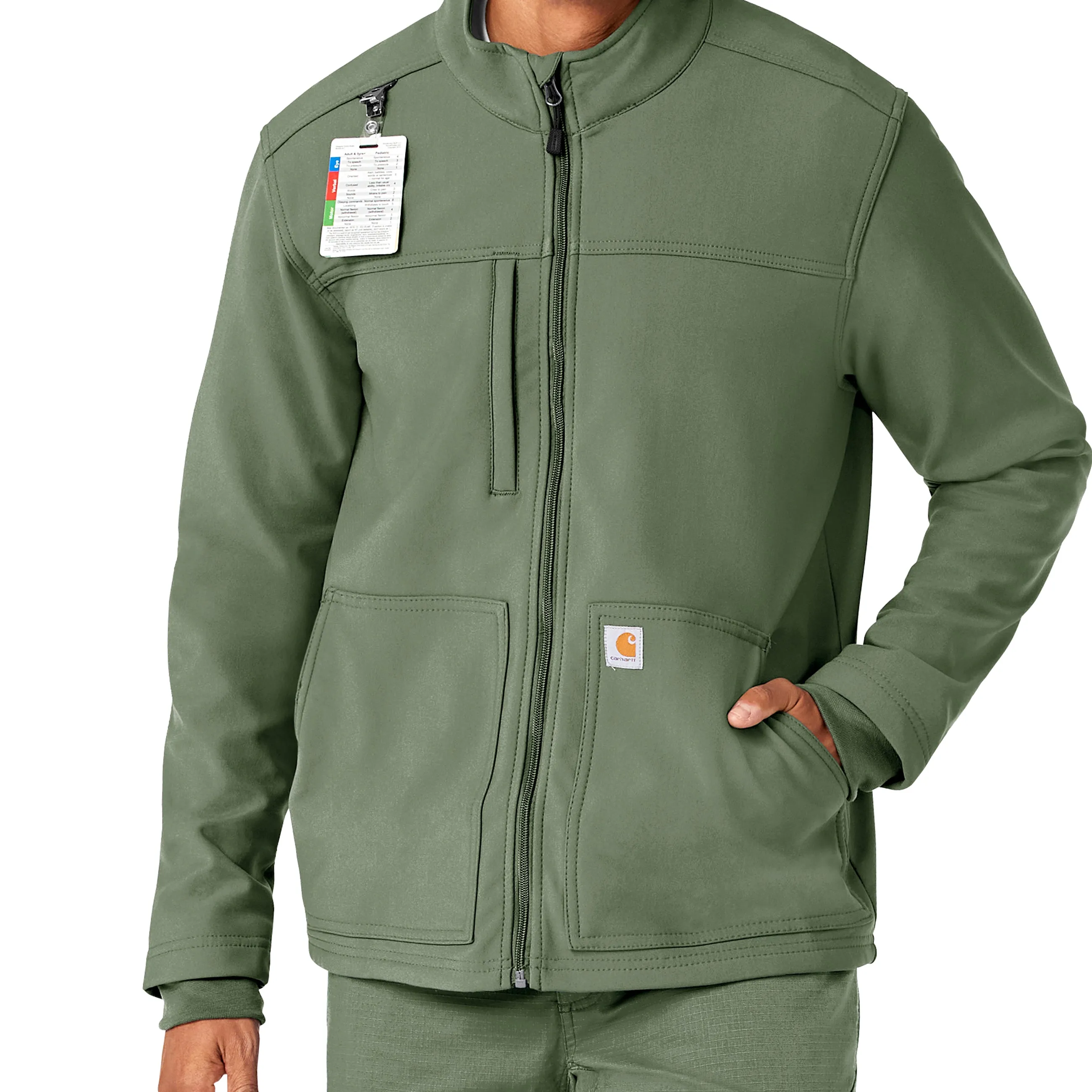 Carhartt Rugged Flex Men's Bonded Fleece Jacket - Olive