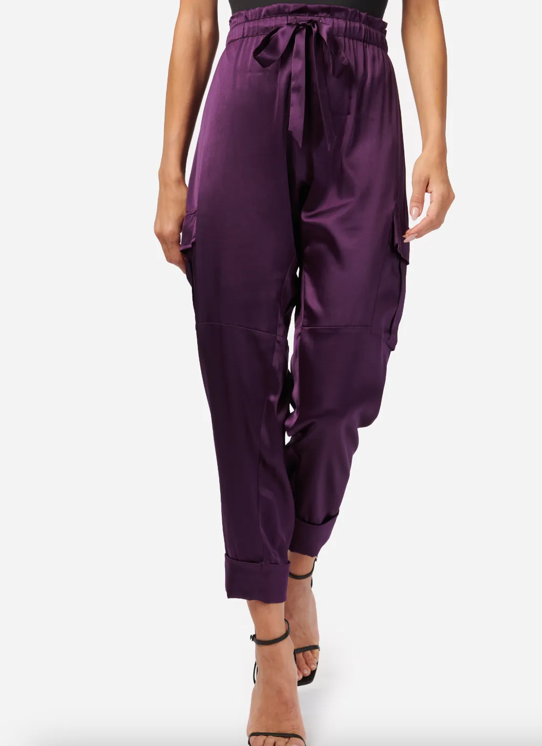 Carmen Cargo Pant - Eggplant