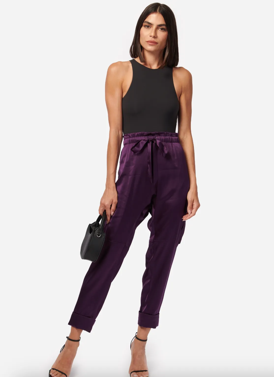 Carmen Cargo Pant - Eggplant