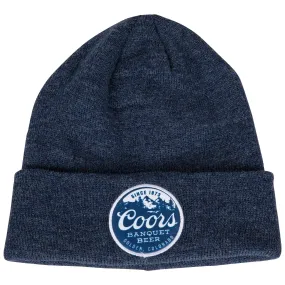 Coors Banquet Beer Golden Colorado Patch Knit Cuff Beanie