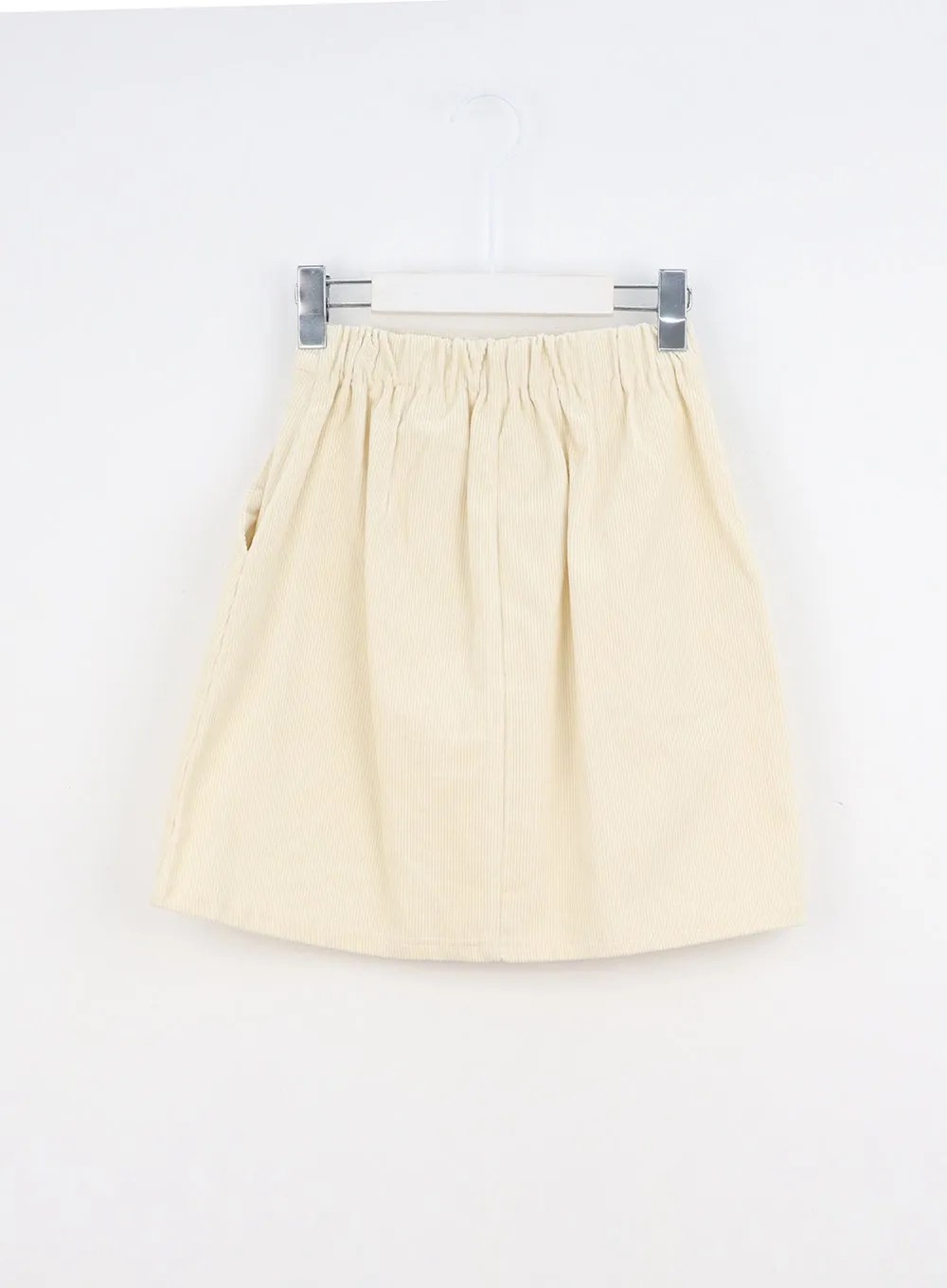 Corduroy Mini Skirt IO317