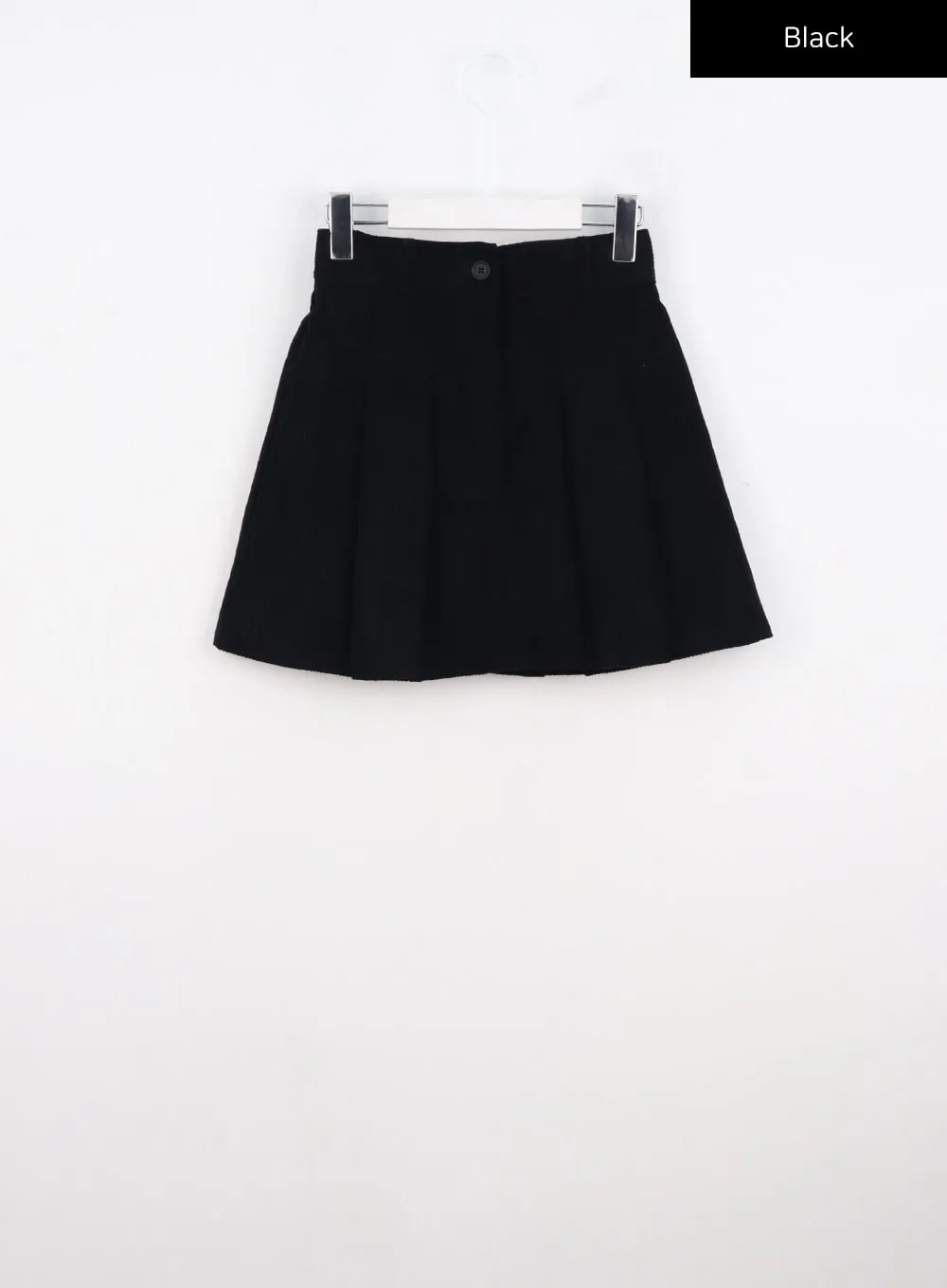 Corduroy Pleated Mini Skirt CO330