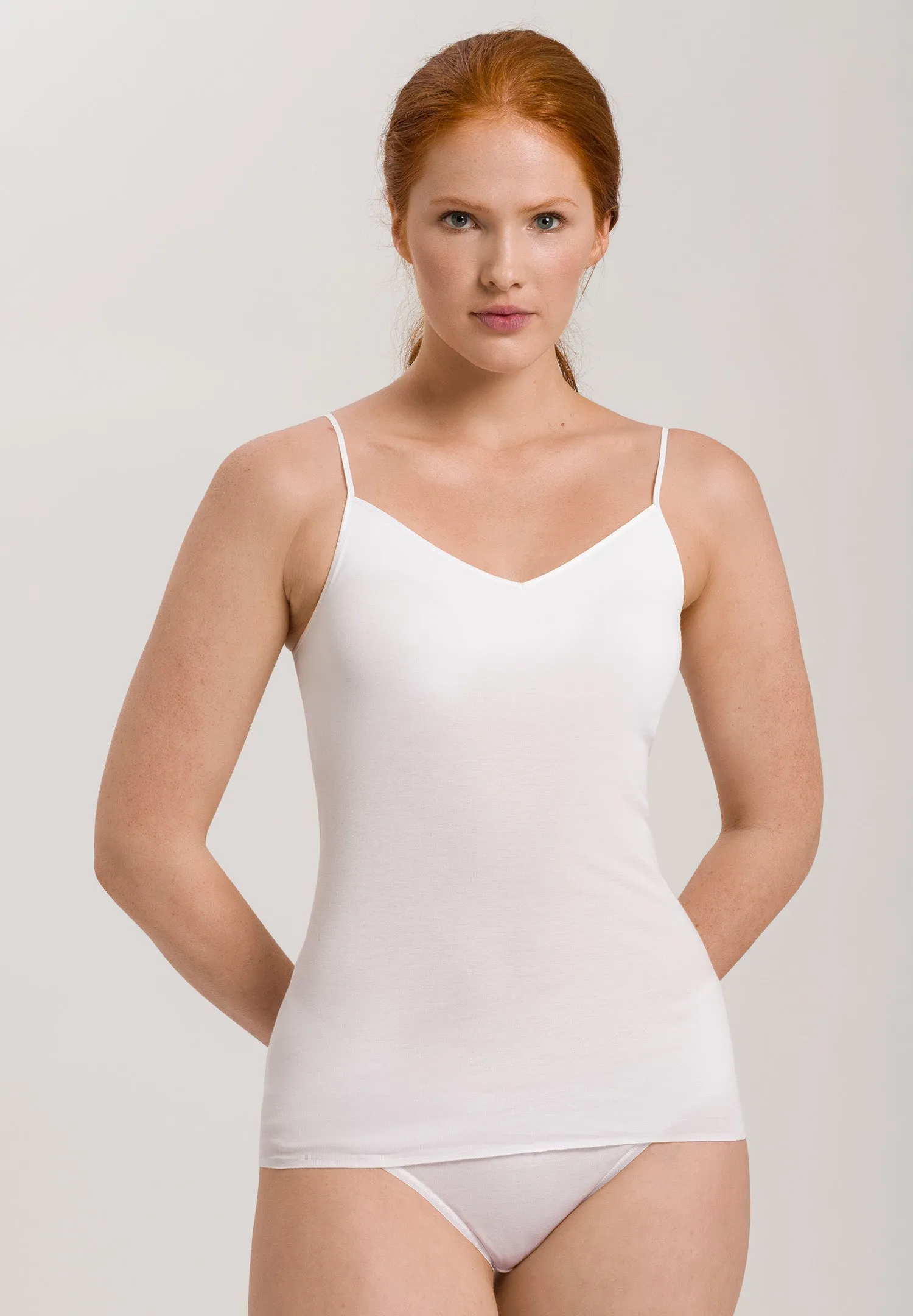 Cotton Seamless Padded Cotton Camisole | White 71605-101