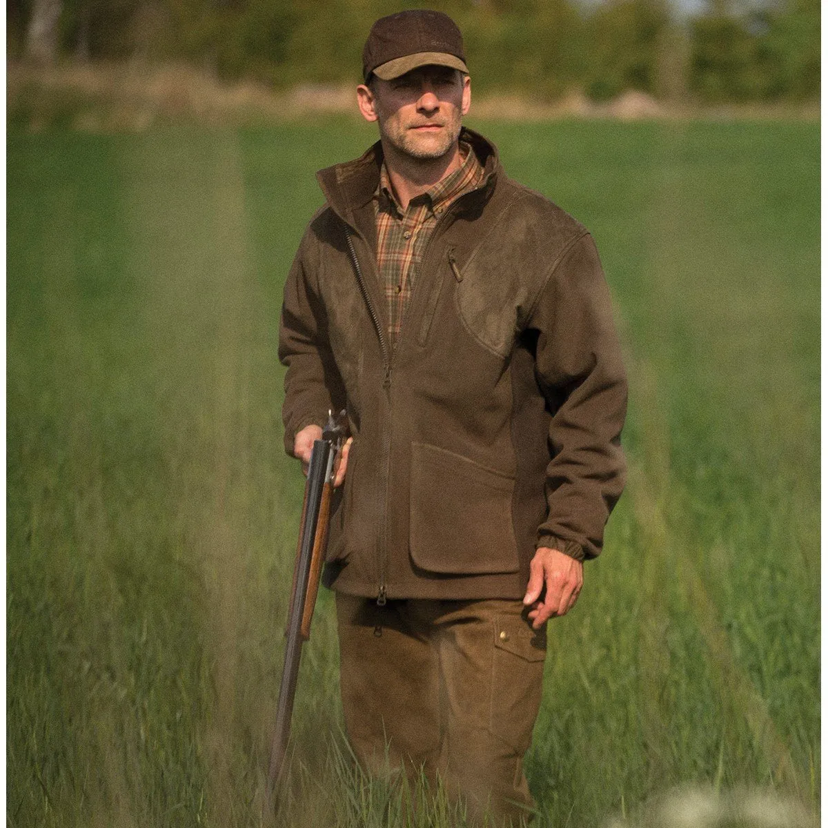 DEERHUNTER Gamekeeper Shooting Jacket - Mens - Graphite Green Melange