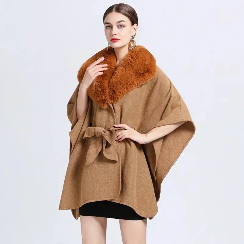 DEIA Wool Blend Cape Free Size