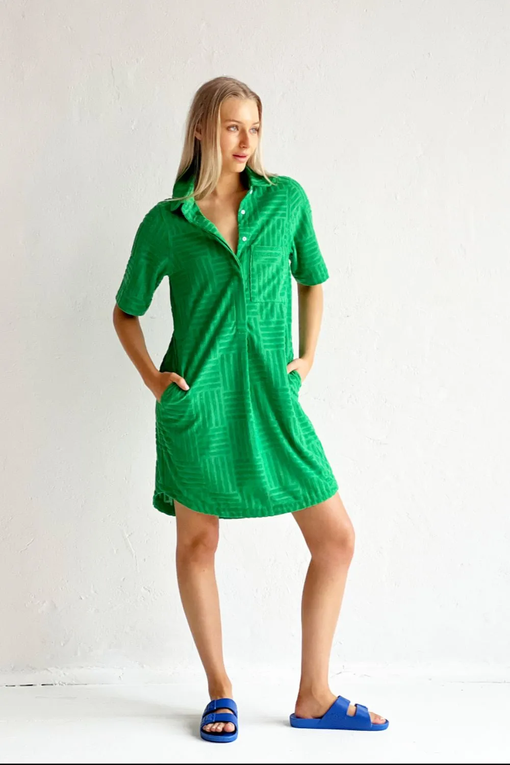 DEL MAR DRESS - GREEN - SMALL