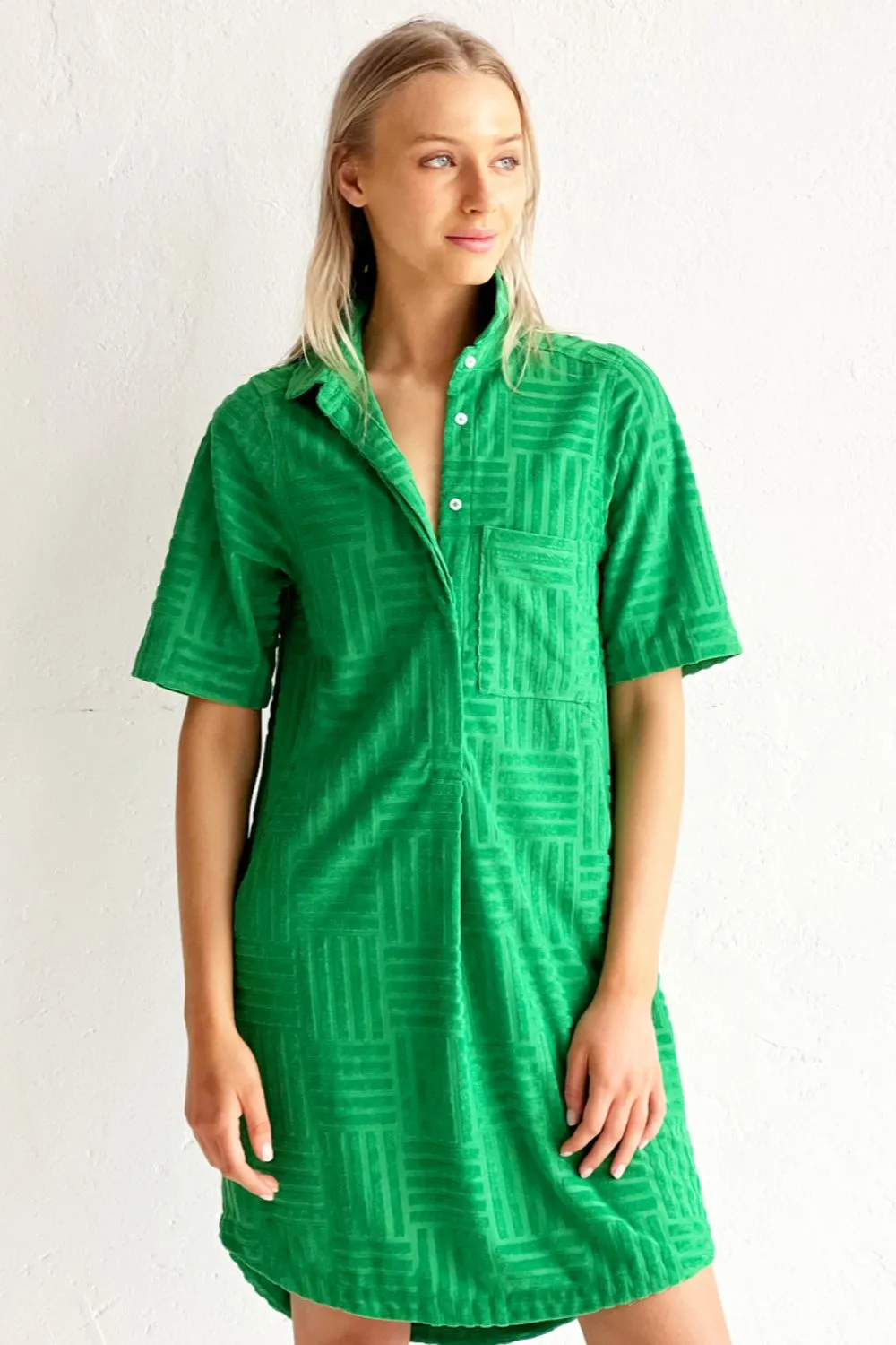 DEL MAR DRESS - GREEN - SMALL