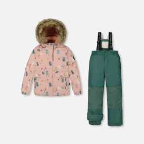 Deux Par Deux Two-Piece Snowsuit - Sagebrush Green