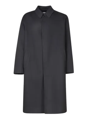 Double Wool Black Coat