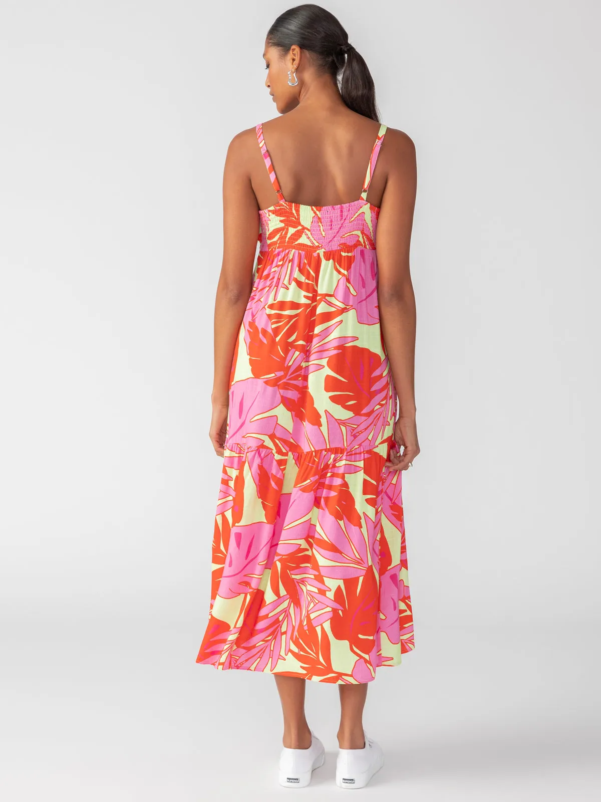 Dropped Seam Maxi -Paradise Pop