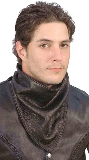 Fleece Lined Ultra Premium Leather Scarf #A4SCARF