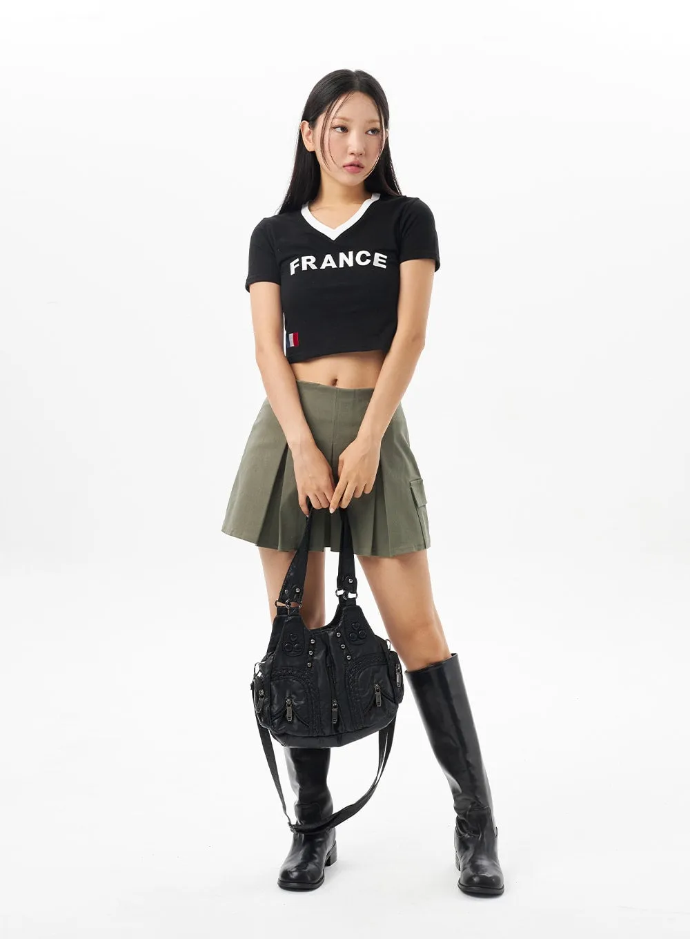 France V-Neck Tee CU315