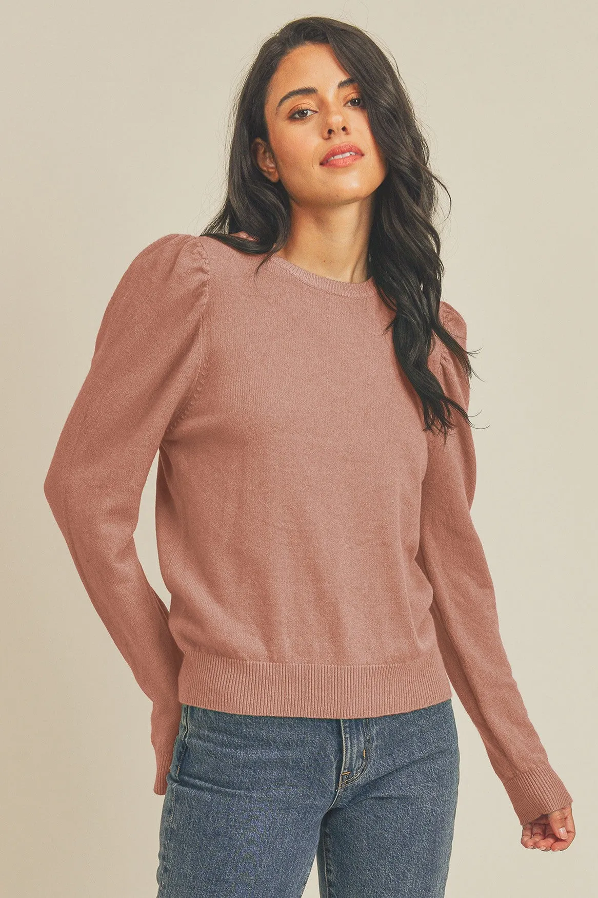 Ginger Spice Classic Crew Neckline Pullover