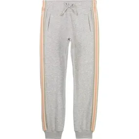 Girls Grey Logo Joggers