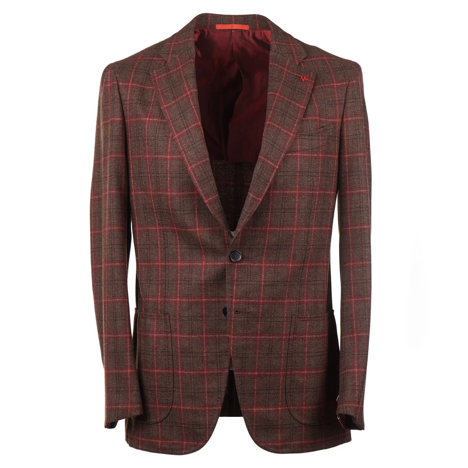 Isaia Soft Woven Wool-Cashmere Sport Coat