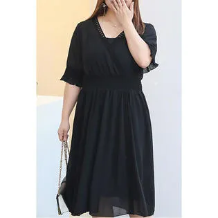 Ketty More Women Empire Waist Stylish Chiffon Dress-KMWC1044