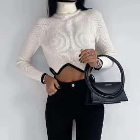 Knit Comfort Turtleneck Sweater