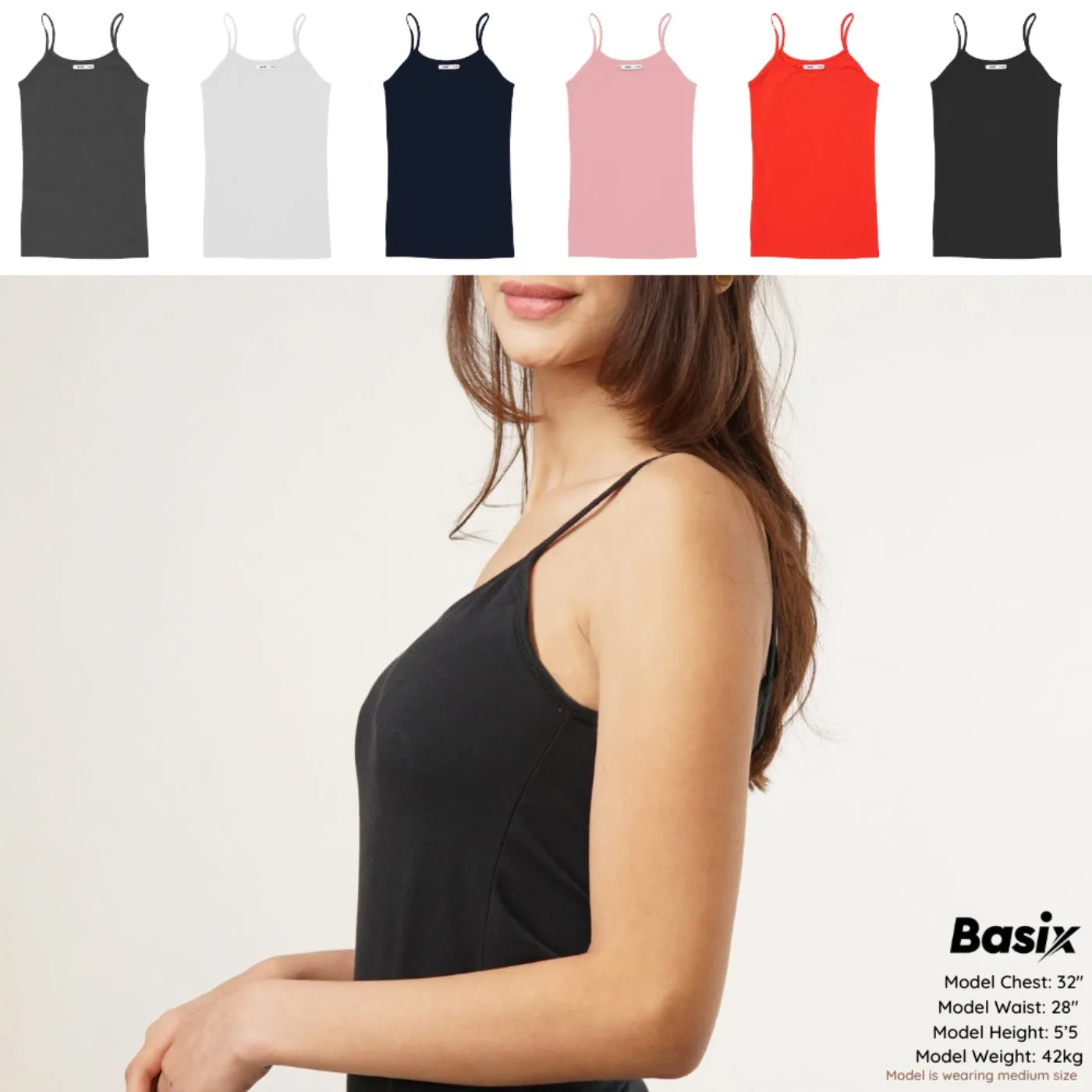 Lilac Basix Seamless Camisole Tank