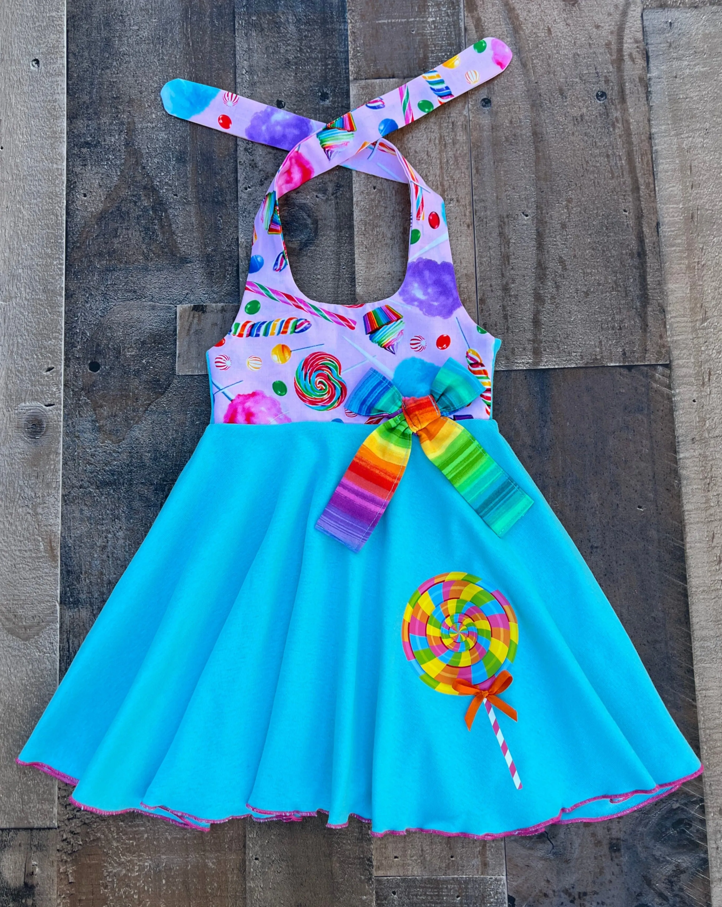 Lollipop Candyland Twirl Dress