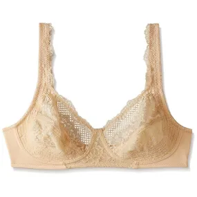 Lovable Essentials Full Coverage Bra for Women Beige