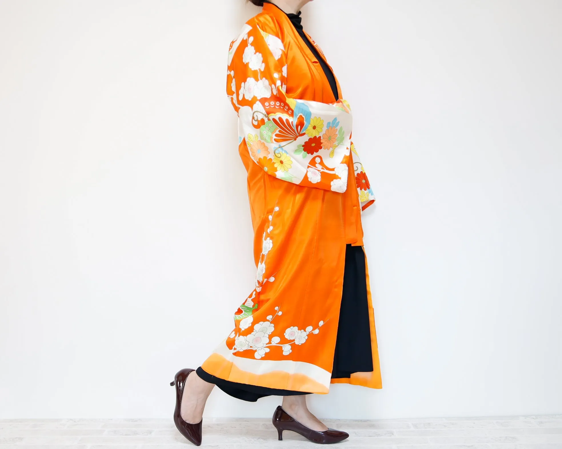 <J06-023> KIMONO Long Jacket