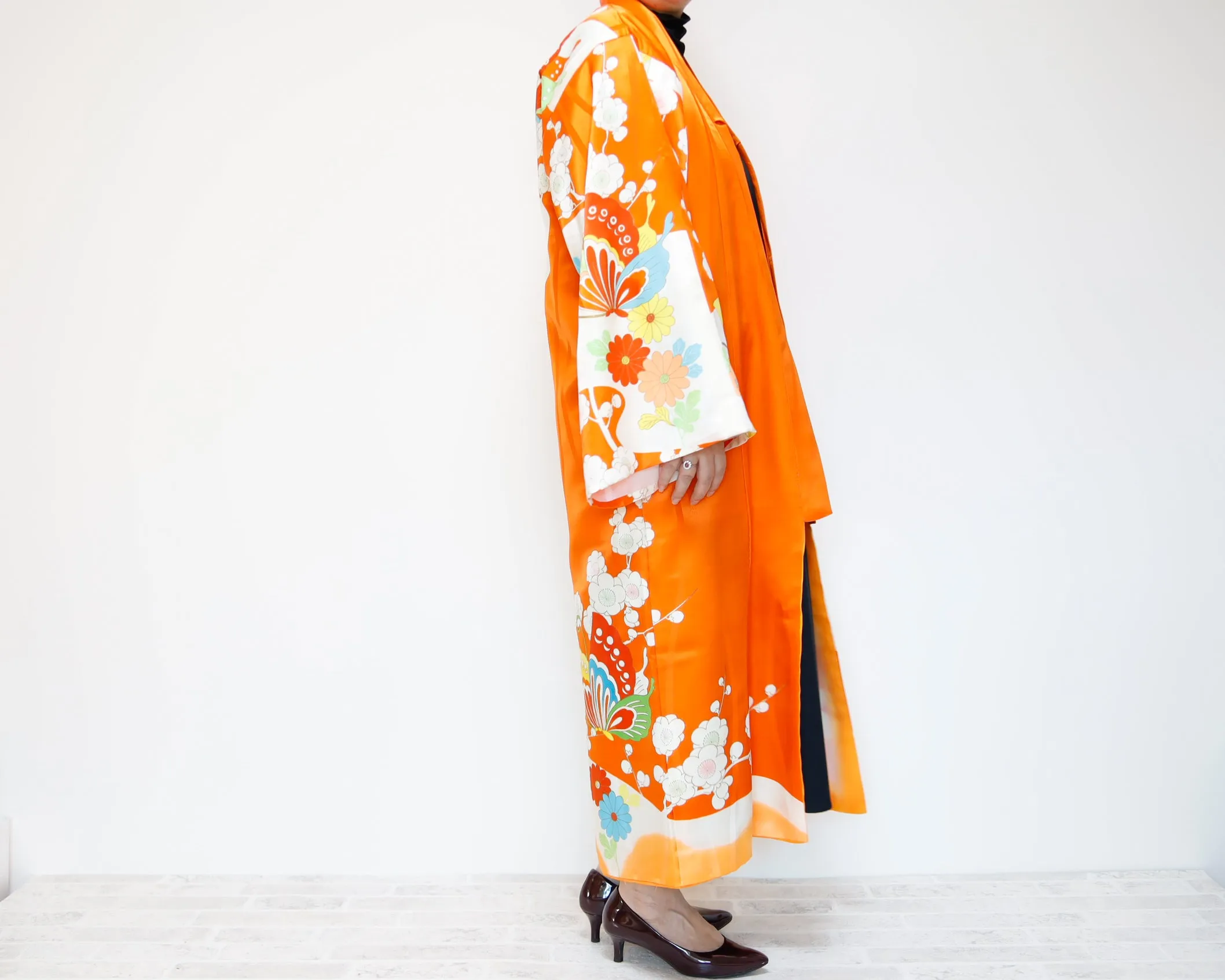 <J06-023> KIMONO Long Jacket