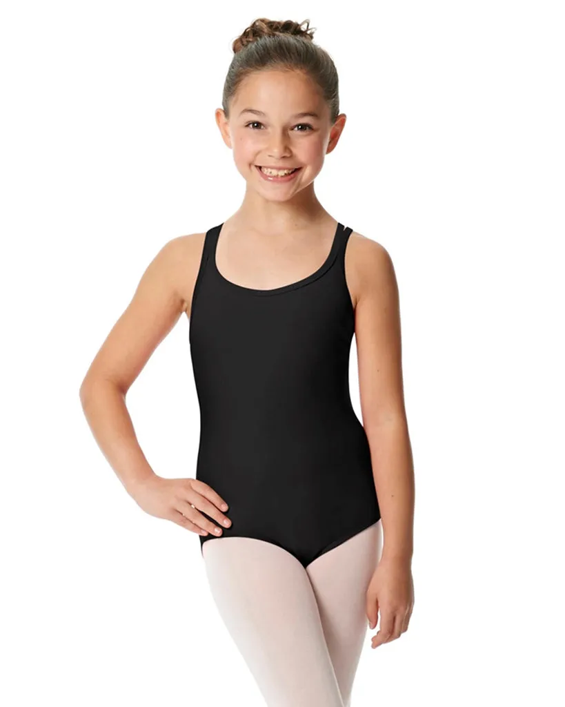 Lulli Dancewear Yvette Double Strap Criss Cross Back Camisole Leotard - LUB206C Girls