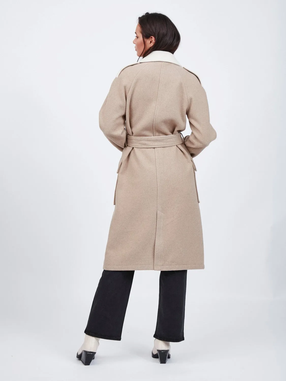 Macia Wool Coat (Natural)