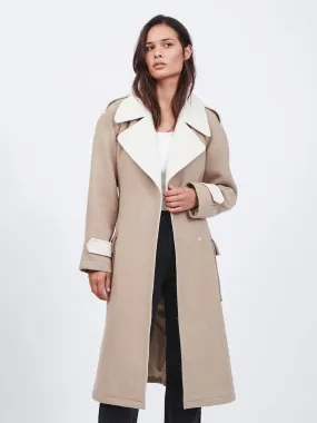 Macia Wool Coat (Natural)