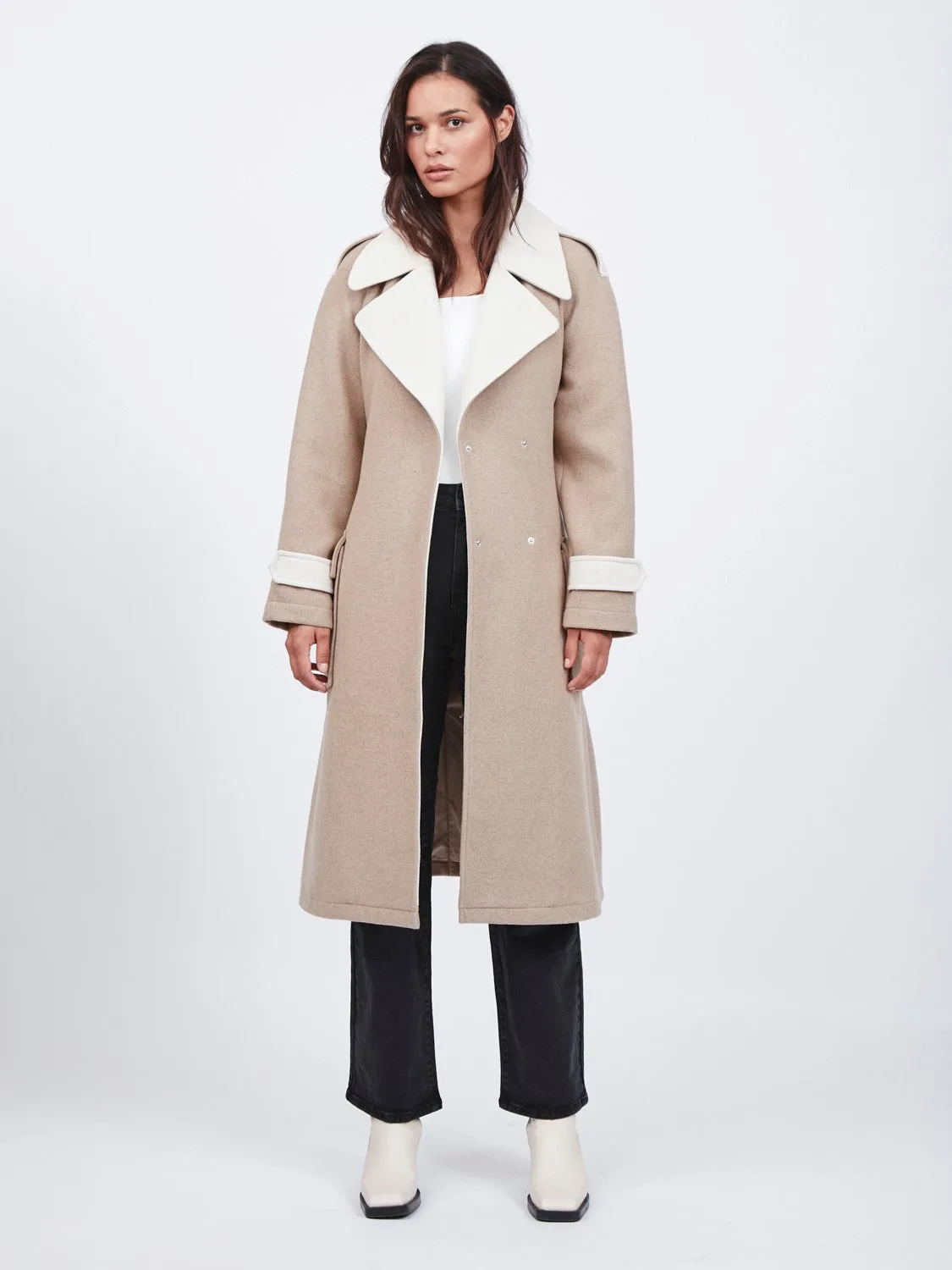 Macia Wool Coat (Natural)