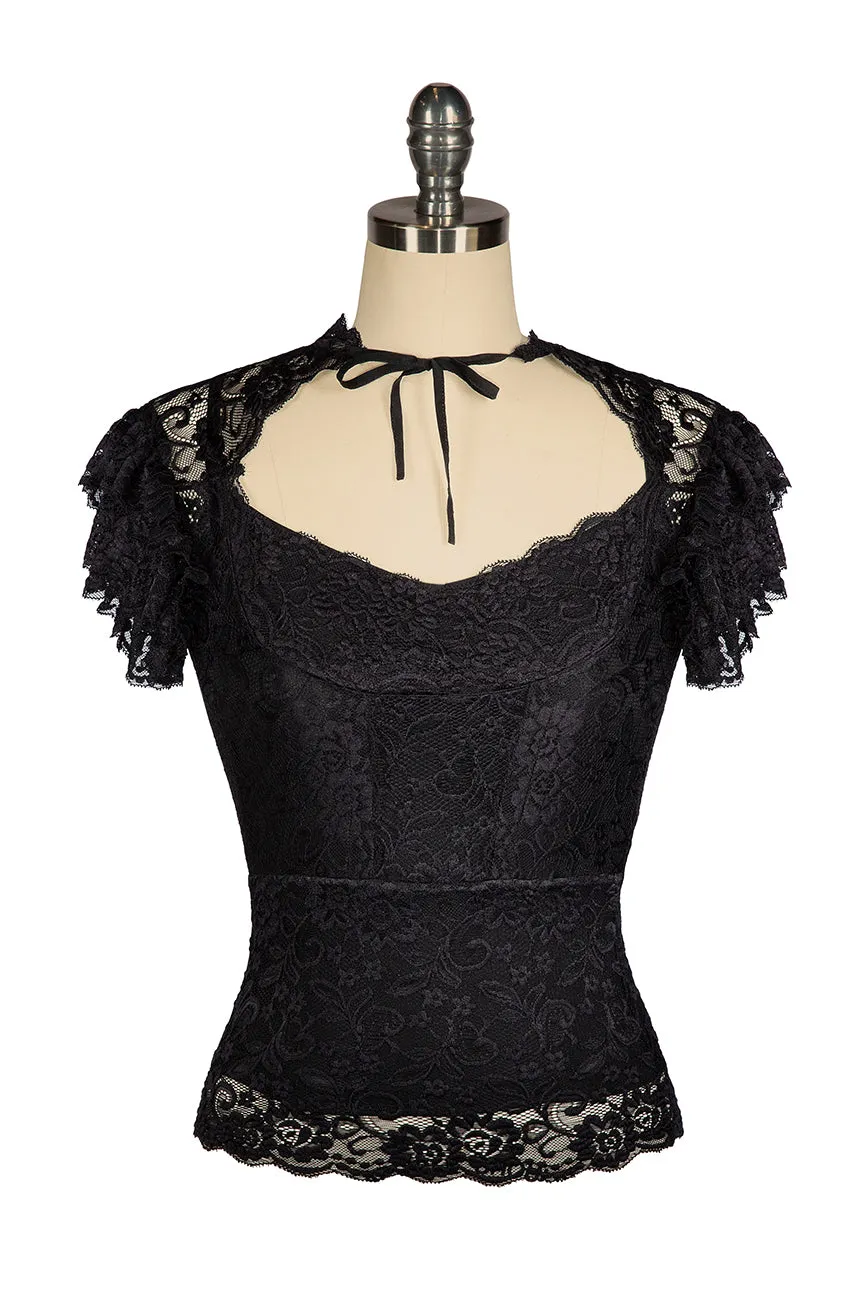 Mayfair Lace Camisole (Black)